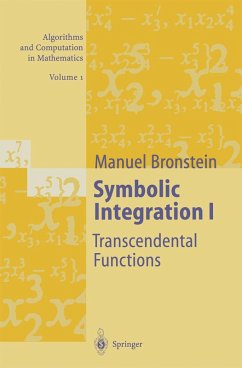 Cover Symbolic Integration I (eBook, PDF)