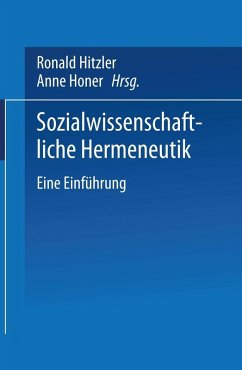 Sozialwissenschaftliche Hermeneutik (eBook, PDF)