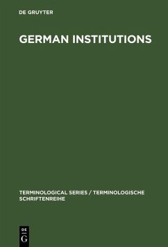 German Institutions (eBook, PDF)