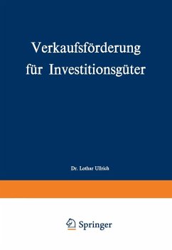 Cover Verkaufsförderung für Investitionsgüter (eBook, PDF)