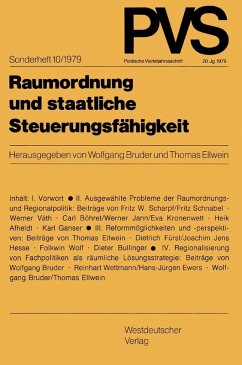 Cover Raumordnung und staatliche Steuerungsfähigkeit (eBook, PDF)