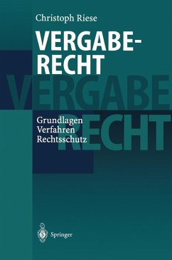 Vergaberecht (eBook, PDF) - Riese, Christoph