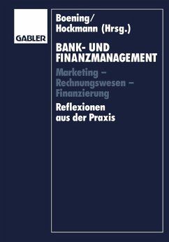 Bank- und Finanzmanagement (eBook, PDF) - Boening, Dieter; Balzer, Hermann; Süchting, Joachim