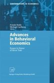 Advances in Behavioral Economics (eBook, PDF)