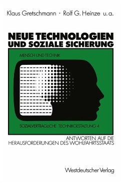 Cover Neue Technologien und Soziale Sicherung (eBook, PDF)