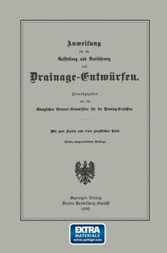 Anweisung für die Aufstellung und Ausführung von Drainage-Entwürfen (eBook, PDF) - Königlichen General-Kommission Für Die Provinz Schlesien