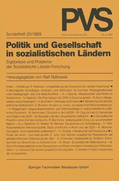 Politik und Gesellschaft in sozialistischen Ländern (eBook, PDF)
