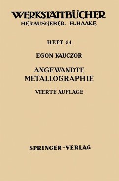 Angewandte Metallographie (eBook, PDF) - Kauczor, E.