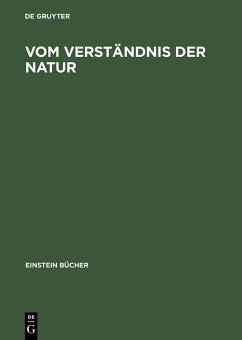 Vom Verständnis der Natur (eBook, PDF)