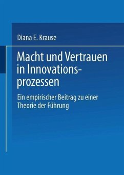 Cover Macht und Vertrauen in Innovationsprozessen (eBook, PDF)