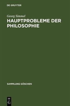 Hauptprobleme der Philosophie (eBook, PDF) - Simmel, Georg