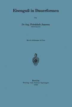 Eisenguß in Dauerformen (eBook, PDF) - Janssen, Friedrich