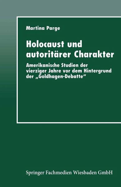 Holocaust und autoritärer Charakter (eBook, PDF)
