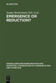 Emergence or Reduction? (eBook, PDF)