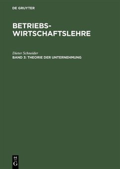 Cover Theorie der Unternehmung (eBook, PDF)