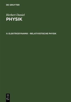 Elektrodynamik - relativistische Physik (eBook, PDF) - Daniel, Herbert