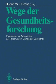 Cover Wege der Gesundheitsforschung (eBook, PDF)