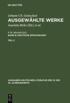 Deutsche Sprachkunst. Zweiter Teil (eBook, PDF) - Gottsched, Johann Christoph