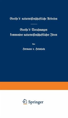 Goethe's naturwissenschaftliche Arbeiten (eBook, PDF) - Helmholtz, Hermann V.