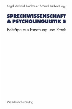 Sprechwissenschaft & Psycholinguistik 5 (eBook, PDF)