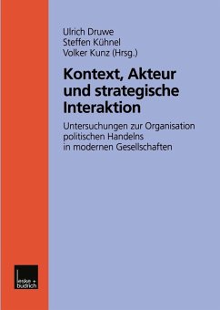 Kontext, Akteur und strategische Interaktion (eBook, PDF)