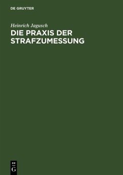 Cover Die Praxis der Strafzumessung (eBook, PDF)