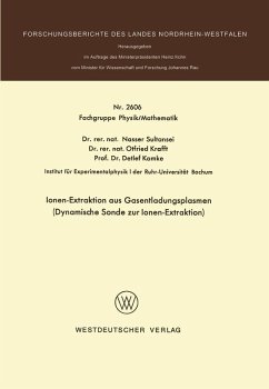 Cover Ionen-Extraktion aus Gasentladungsplasmen (eBook, PDF)