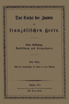 Cover Das Corps der Zuaven im französischen Heere (eBook, PDF)
