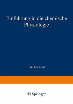 Einführung in die chemische Physiologie (eBook, PDF) - Lehnartz, Emil