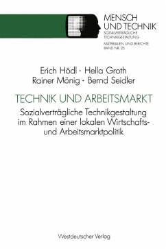 Technik und Arbeitsmarkt (eBook, PDF) - Groth, Hella; Mönig, Rainer; Seidler, Bernd