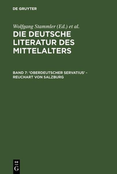 'Oberdeutscher Servatius' - Reuchart von Salzburg (eBook, PDF)