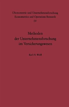 Methoden der Unternehmensforschung im Versicherungswesen (eBook, PDF) - Wolff, K. H.