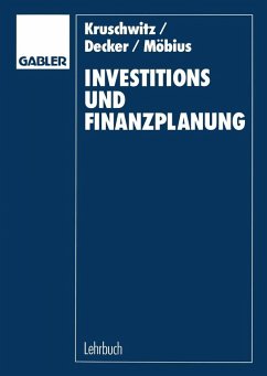 Investitions- und Finanzplanung (eBook, PDF) - Kruschwitz, Lutz; Decker, Rolf O.; Möbius, Christian