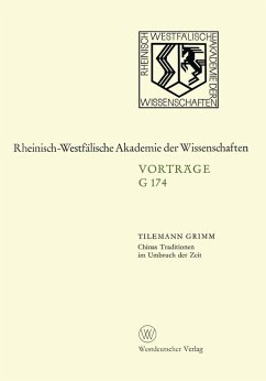 Chinas Traditionen im Umbruch der Zeit (eBook, PDF) - Grimm, Tilemann