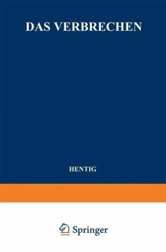 Das Verbrechen (eBook, PDF) - Hentig, Hans Von