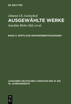 Sämtliche Dramenübertragungen (eBook, PDF) - Gottsched, Johann Christoph