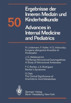 Cover Ergebnisse der Inneren Medizin und Kinderheilkunde / Advances in Internal Medicine and Pediatrics (eBook, PDF)