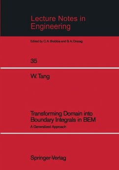 Transforming Domain into Boundary Integrals in BEM (eBook, PDF) - Tang, Weifeng