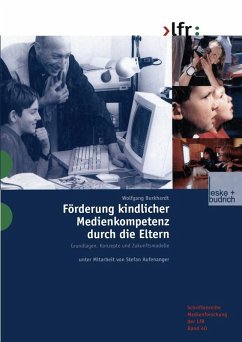 Förderung kindlicher Medienkompetenz durch die Eltern (eBook, PDF) - Burkhardt, Wolfgang