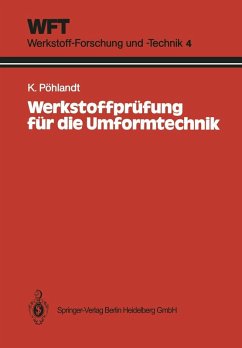 Werkstoffprüfung für die Umformtechnik (eBook, PDF) - Pöhlandt, Klaus
