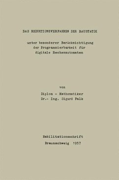 Cover Das Reduktionsverfahren der Baustatik (eBook, PDF)