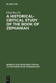 A Historical-Critical Study of the Book of Zephaniah (eBook, PDF)