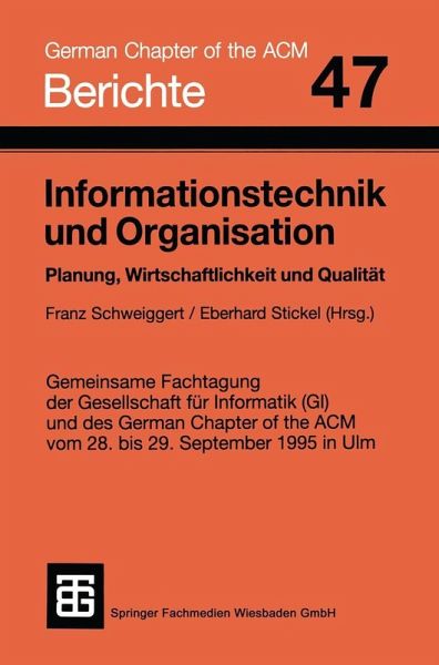 Informationstechnik und Organisation (eBook, PDF) Informationstechnik und Organisation (eBook, PDF)