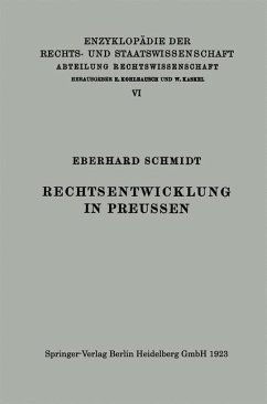 Rechtsentwicklung in Preussen (eBook, PDF) - Schmidt, Eberhard