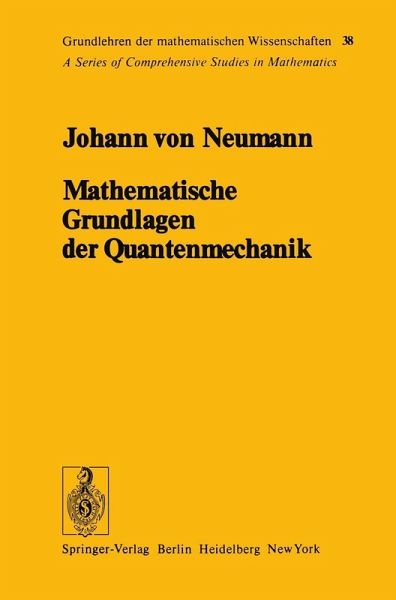 Mathematische Grundlagen der Quantenmechanik (eBook, PDF)