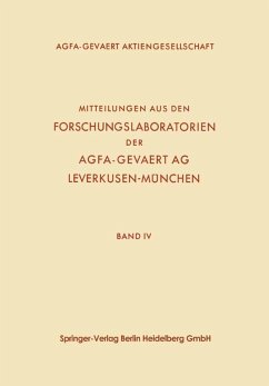 Mitteilungen aus den Forschungslaboratorien der Agfa-Gevaert AG, Leverkusen-München (eBook, PDF) - Gajewski, Fritz