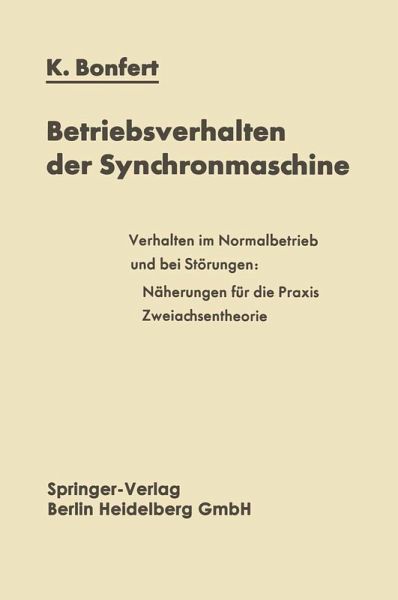 Betriebsverhalten der Synchronmaschine (eBook, PDF)