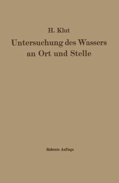 Untersuchung des Wassers an Ort und Stelle (eBook, PDF) - Olszewski, Wolfgang; Klut, Hartwig