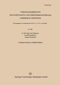 Acetylenverluste an Naßentwicklern (eBook, PDF) - Hölemann, Paul