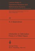 Introduction to Optimization Theory in a Hilbert Space (eBook, PDF)